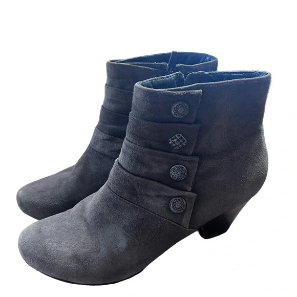Dansko Baker Boots size 41 women’s grey suede booties - Picture 1 of 11